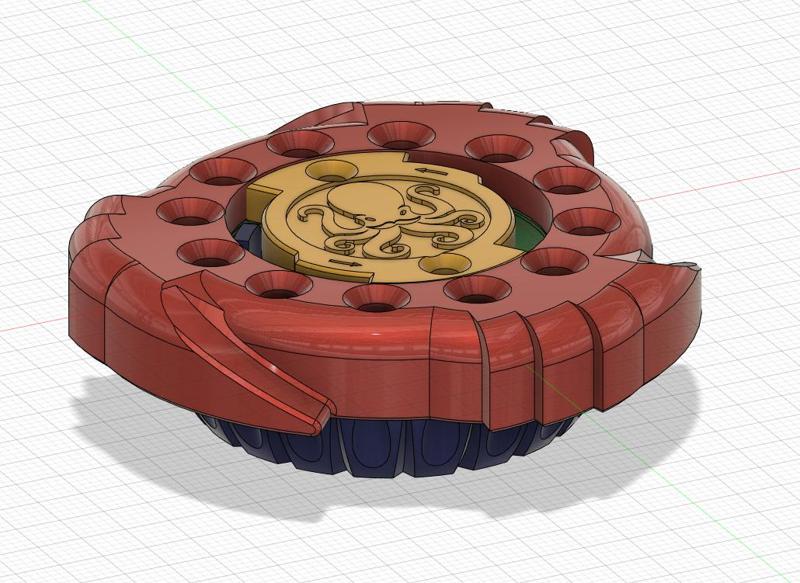 Venus  Spinning toy, rings and attachments compatible with Beyblade Burst tips and starters, launchers