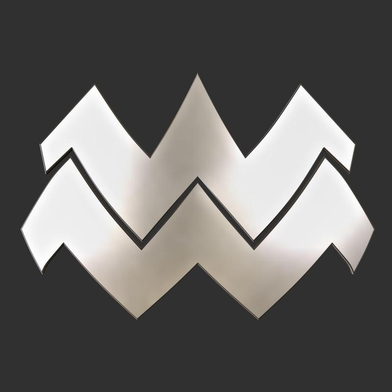 Absolute Wonder Woman Logo - 3D Printable Emblem