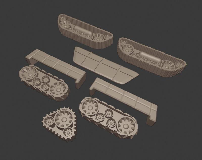 Gaslands Tank Tread Set