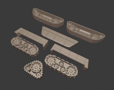 Gaslands Tank Tread Set