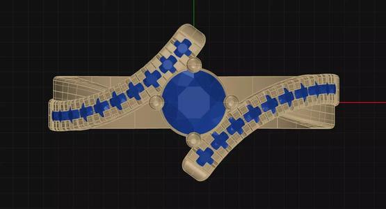 4 Prongs Diamond Engagement Ring