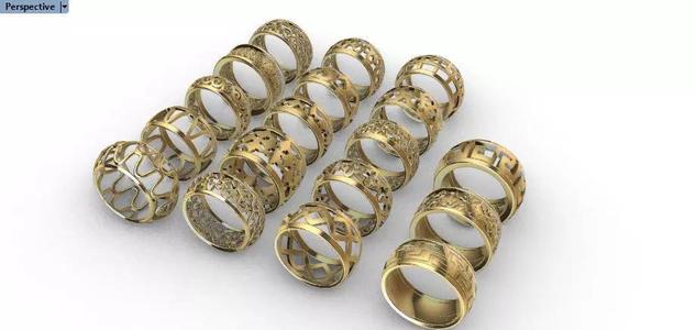 Various Collection Pattern Rings Bands jewelry