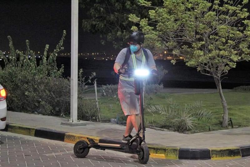 Electric Scooter Headlight 7 Barrel LED Kaabo Mantis Pro, BLADE 10, etc