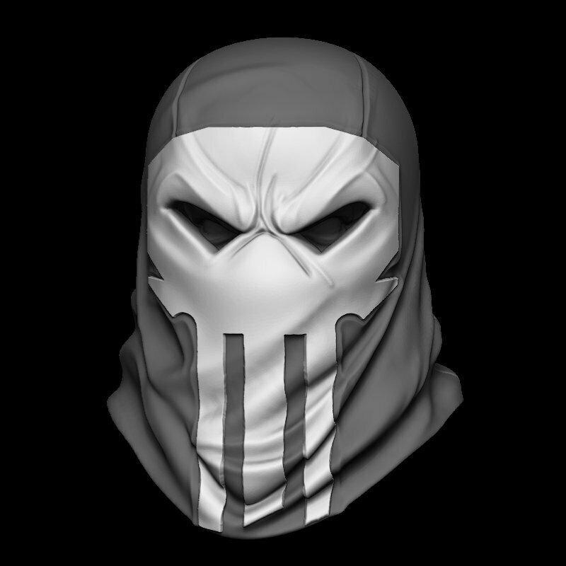 the punisher noir mask