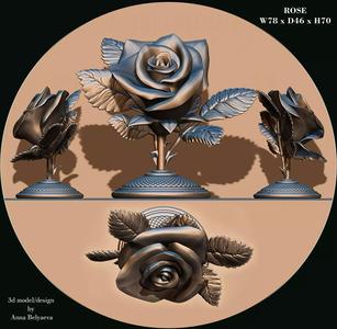 ROSE flower for 3D printer