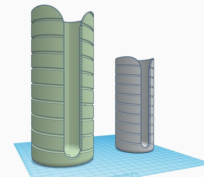 RIBBED GARBAGE BAG SUPPORT 2 SIZES / SOPORTE BOLSA DE BASURA CANALADO 2 MEDIDAS