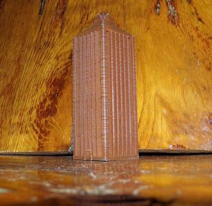Skyscraper edison building in york city
