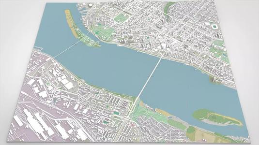 Cityscape Dnipro Ukraine