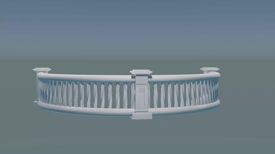 Curved Balustrade