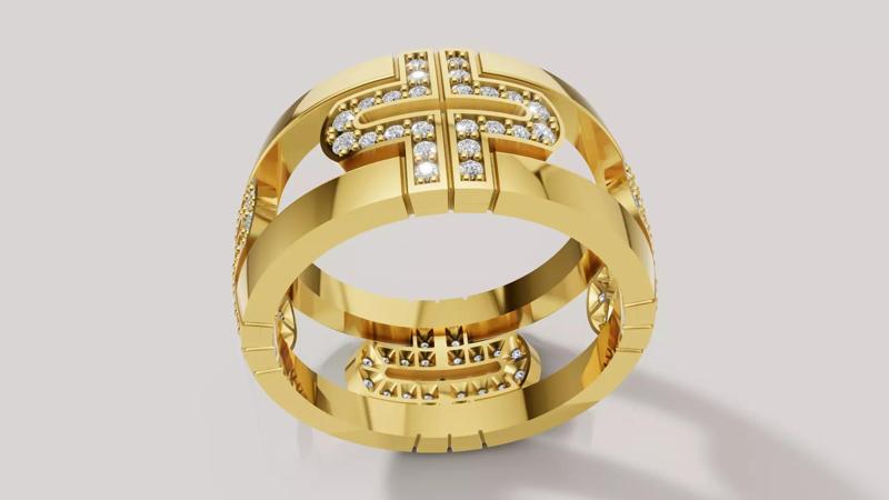 Bvlgari Ring 3D print model C 97