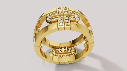 Bvlgari Ring 3D print model C 97