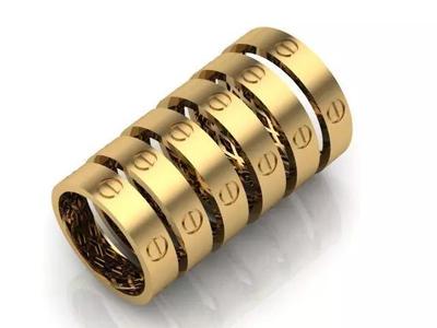 Cart 6 sizes fusion rings