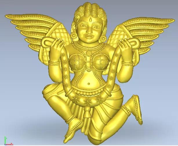 GANDHARVA BABY ANGEL 3D WITH WINGS