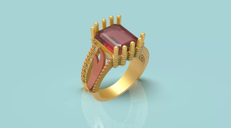 Zulfiqur Turkish Ring - 0035