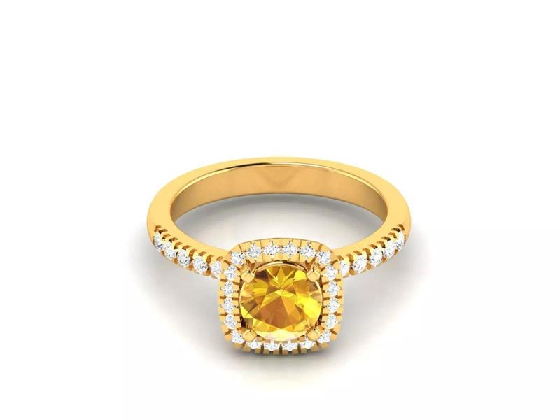 Engagement Wedding Ring 3dm Render Detail