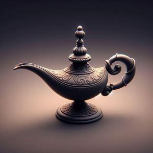 Genie Lamp 3D Print – Old Decorative Showpiece Model
