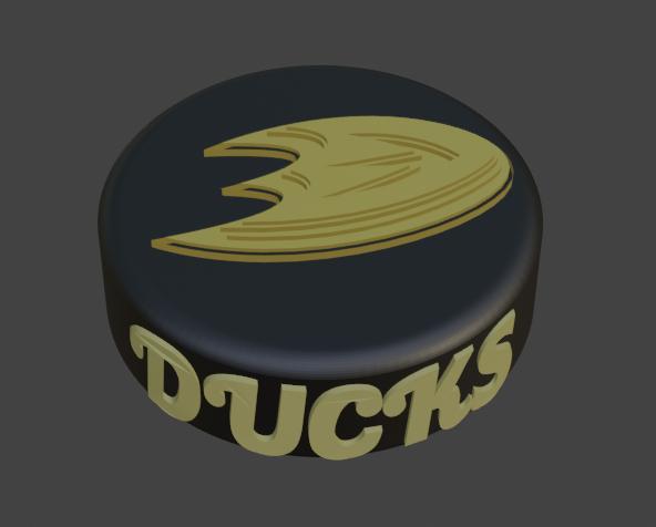 Anaheim Ducks Hockey Puck