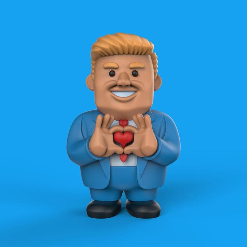 T-Love Figure by Joan Cornellà - Political Satire Art