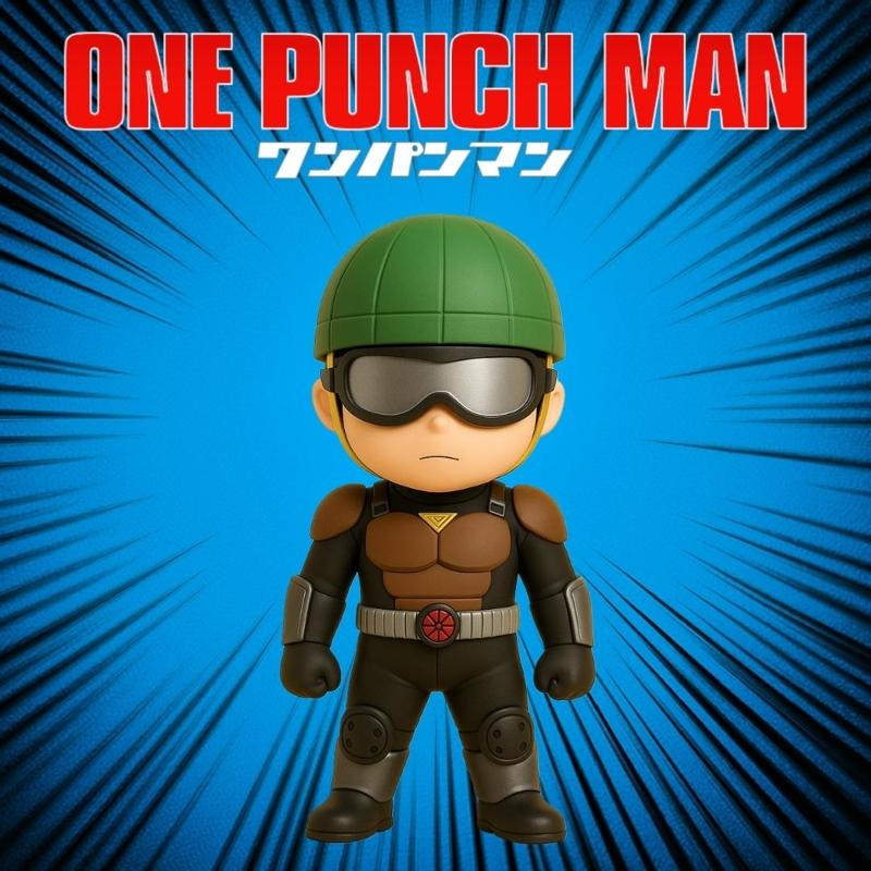 Satoru Mumen rider One punch man chibi figure