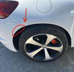 Volkswagen Scirocco   rear fender cover
