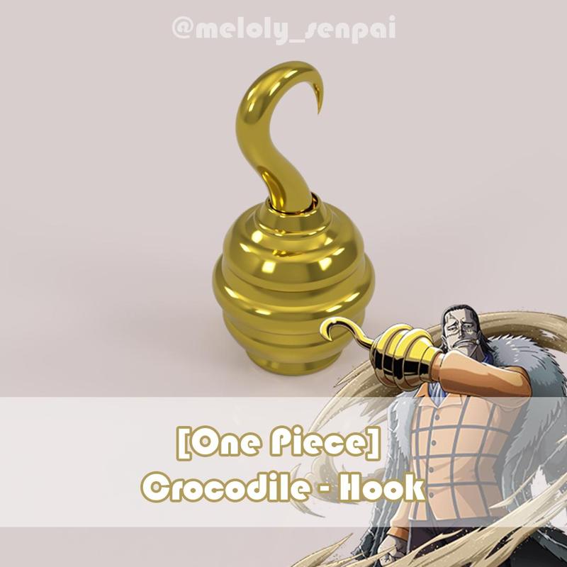 ONE PIECE - CROCODILE HOOK COSPLAY PROP