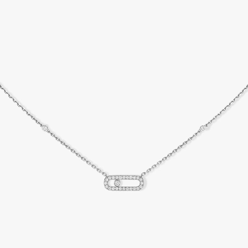 Moving Diamonds  Small  Necklace