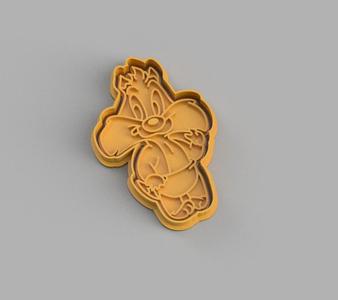 Baby silvestre cookie cutter