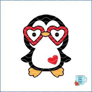 Penguin Cookie Cutter - Valentine - Animal - 8 STL Cookie cutter files