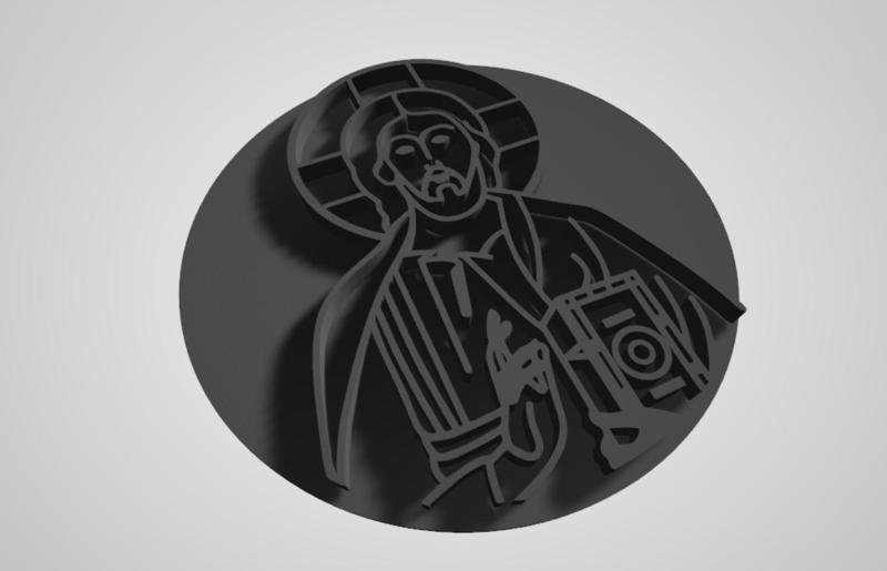 3D modla za kolače Isus Hrist