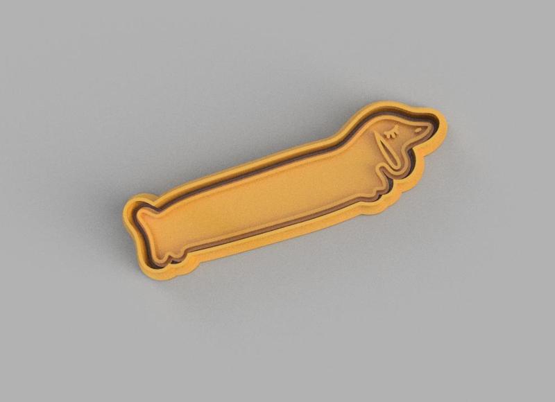 Dachshund cookie cutter