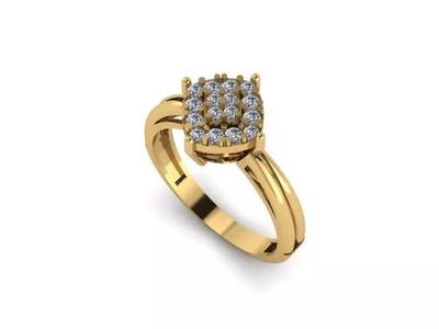 wedding ring for daimonds ready to print