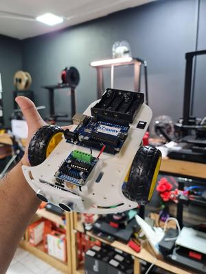 2WD Smart Car Chassis for use with Arduino or Raspberry PI