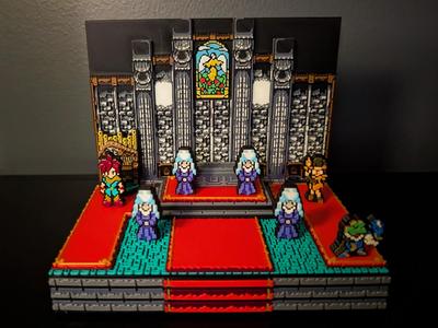 Chrono Trigger Cathedral Scene Diorama