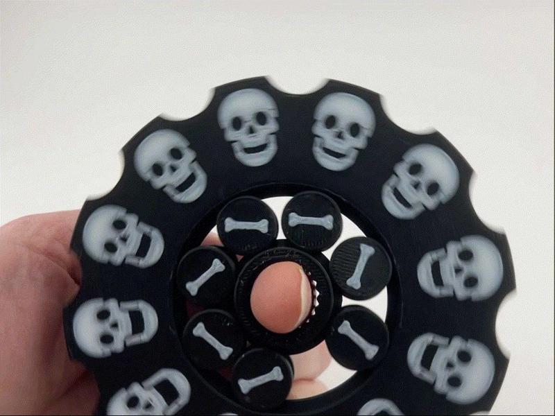 Laughing Death: 3D Printed Fidget Spinner