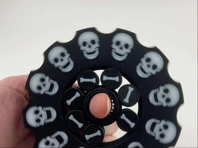 Laughing Death: 3D Printed Fidget Spinner