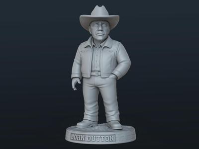 John Dutton chibi