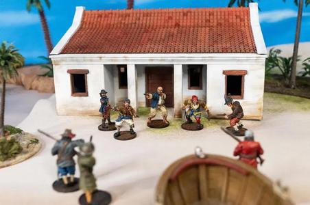 28mm Scale Dutch Colonial House from Bonaire