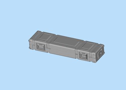 Weapon box precision storage box 16 military supplies miniature scene model