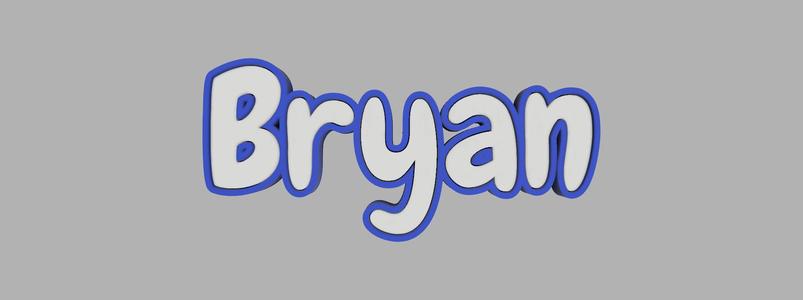 two-tone key ring - Bryan