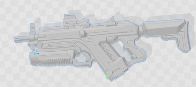 1/12 gi joe classified, marvel legends  style rifle/weapon atlas rifle v1 VV