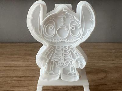 Stich skeleton - cookie cutter+ stamp