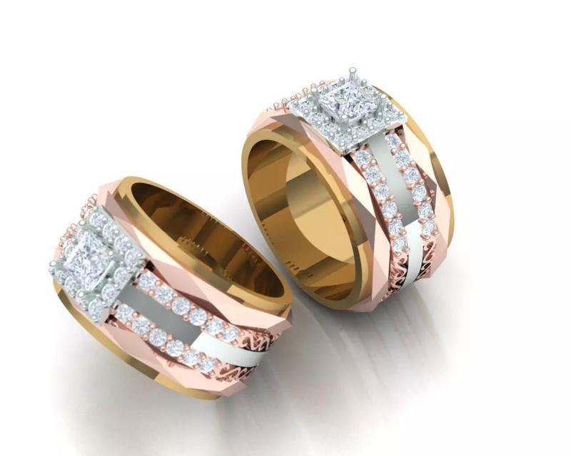 Solitaire Wedding Engagement Women Ring 3D print model