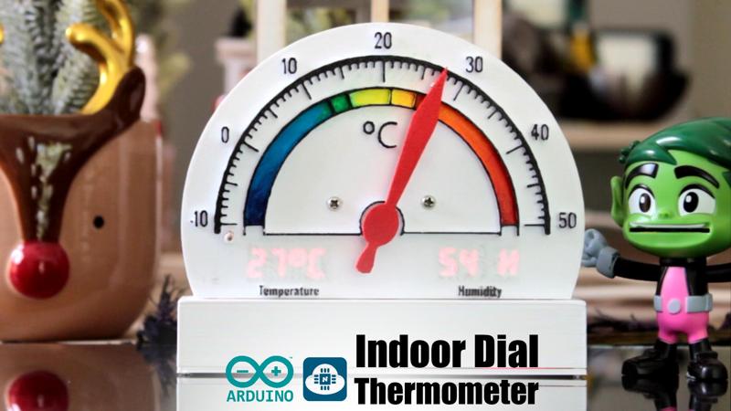 Arduino Based Indoor Dial Thermometer