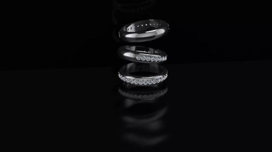 Solitare Wedding Ring Pack