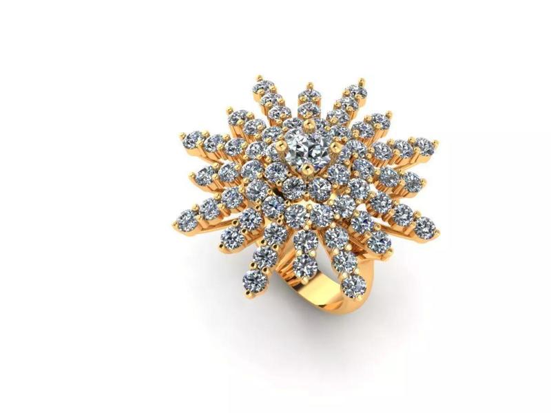 Star Woman Wedding Ring AI00098R