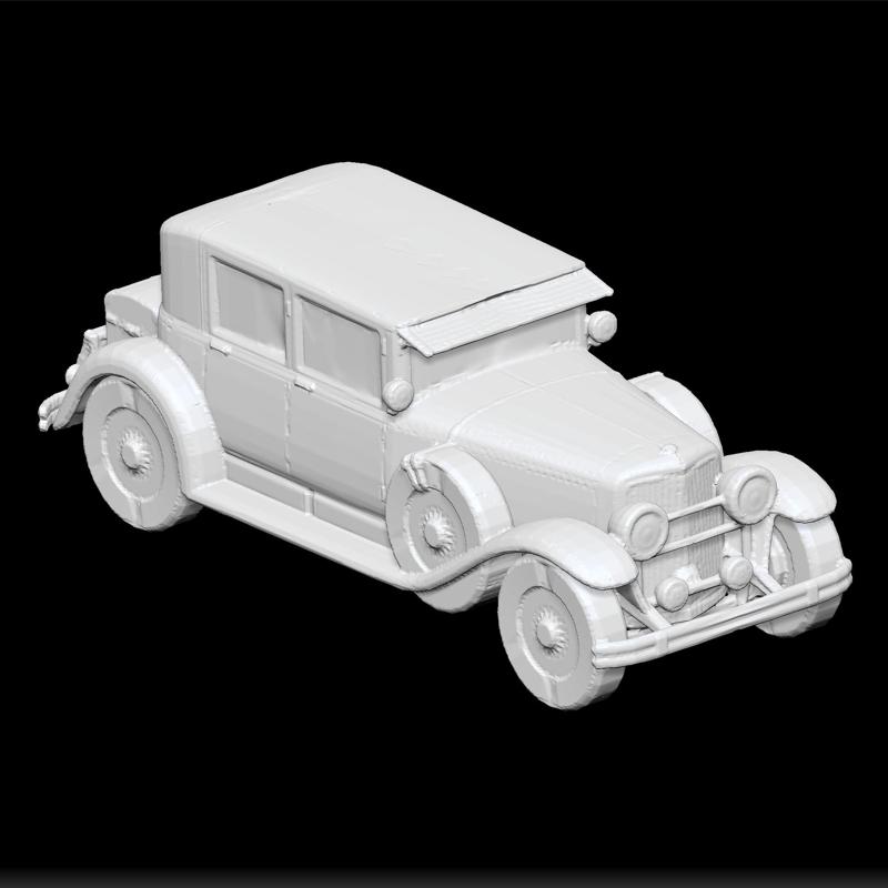 Classic Car - Vintage Classic Car - Classic Car Sculpture - Garage Decor - Retro Design