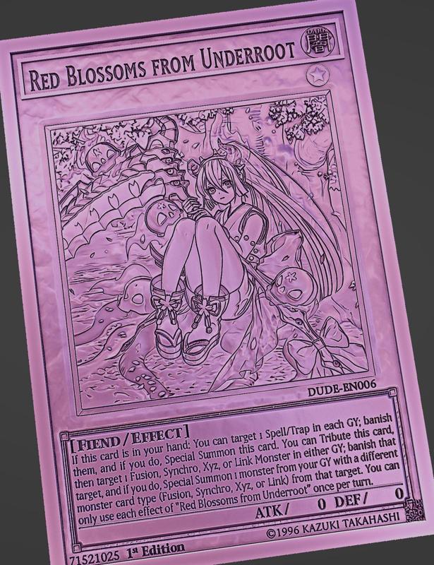 red blossoms from underrot - yugioh