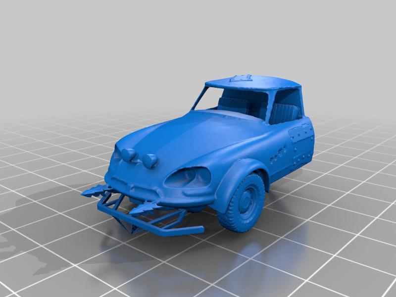 Bitume/Gaslands Citroën DS 23 post-apocalyptic