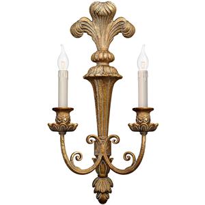 Bronze Sconce in Classic Style Romantic Wall Light Candlestick 3D model