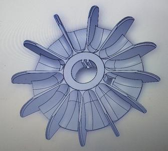 Turbo cooler fan